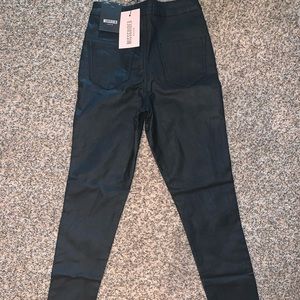 Petite Vice Coated Denim Skinny Jean